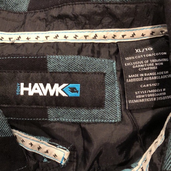 Tony Hawk Skater Flannel Button Down - Picture 7 of 8